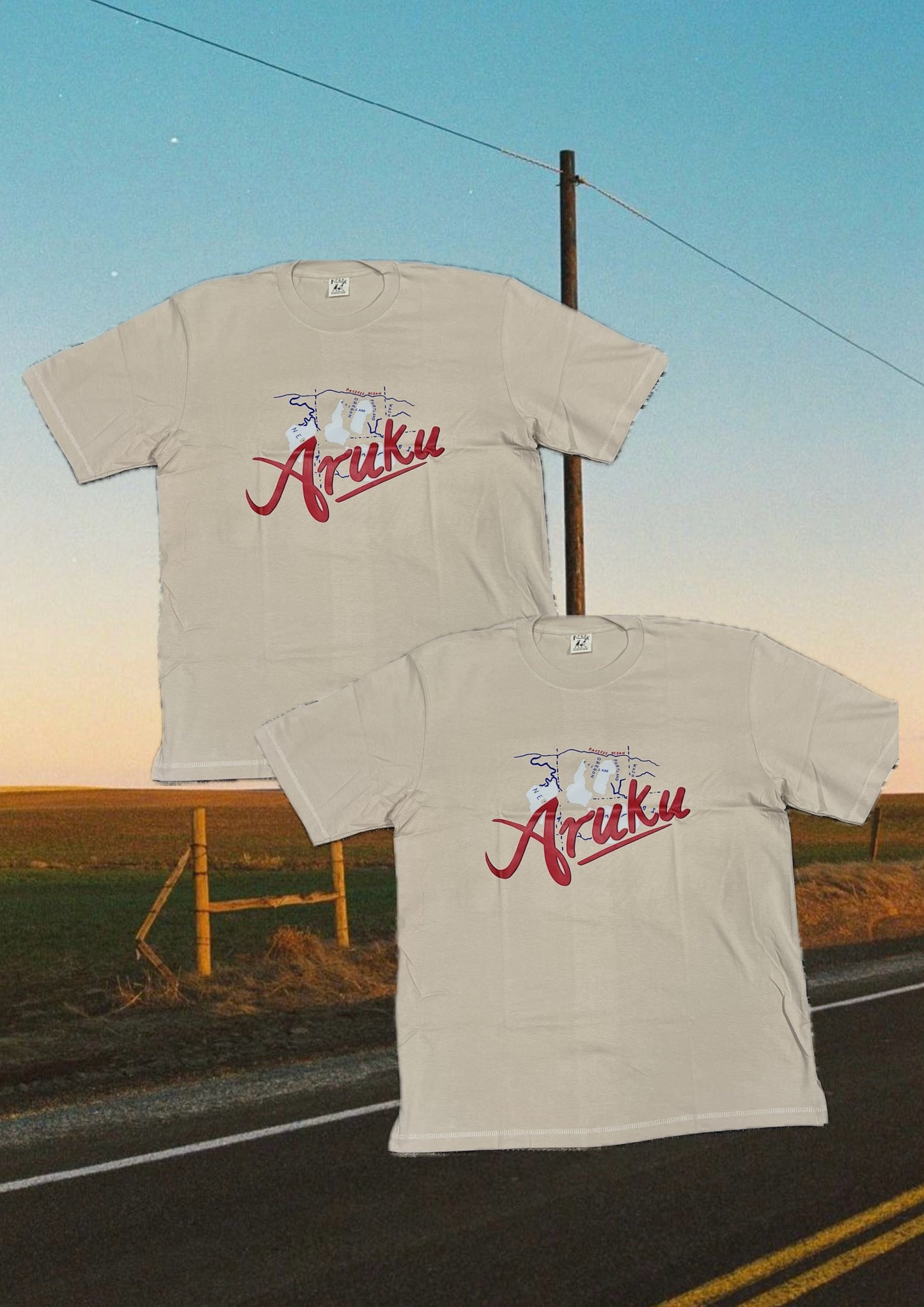 ARUKU Brown Tee